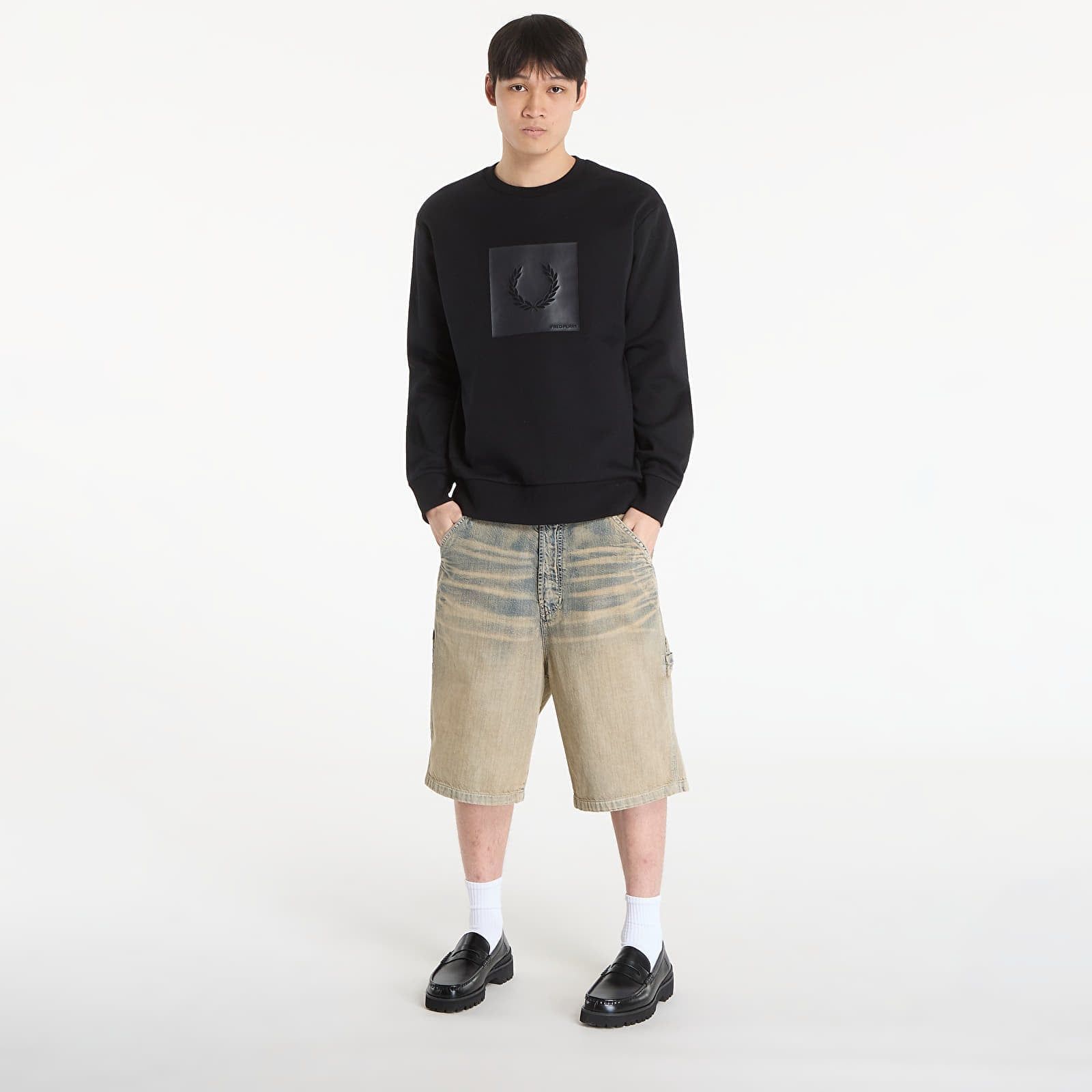 Felpa Box Graphic Sweatshirt / M - FRED PERRY - Modalova