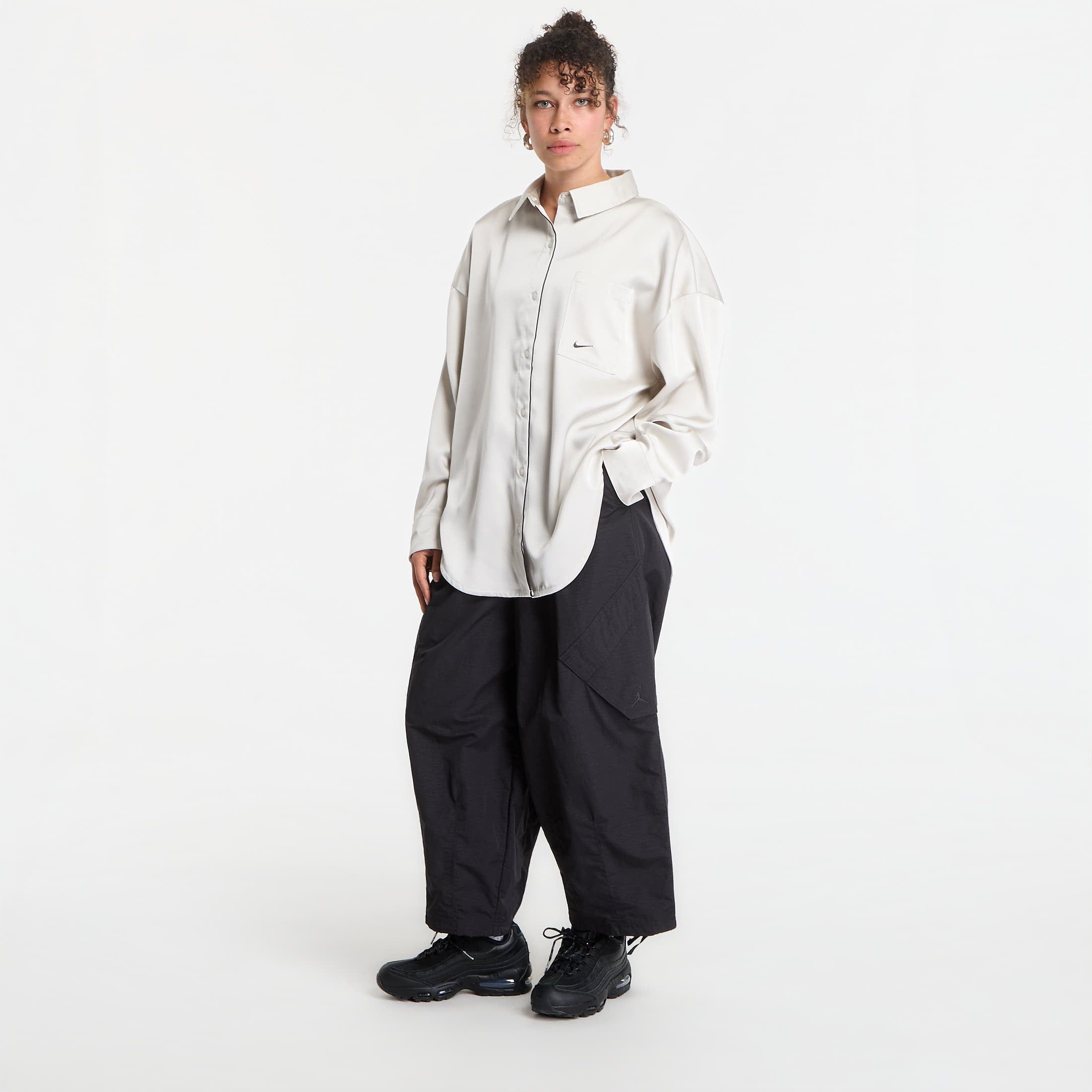 Camicia Sportswear Women's Oversized Satin Long-Sleeve Top / XL - Nike - Modalova