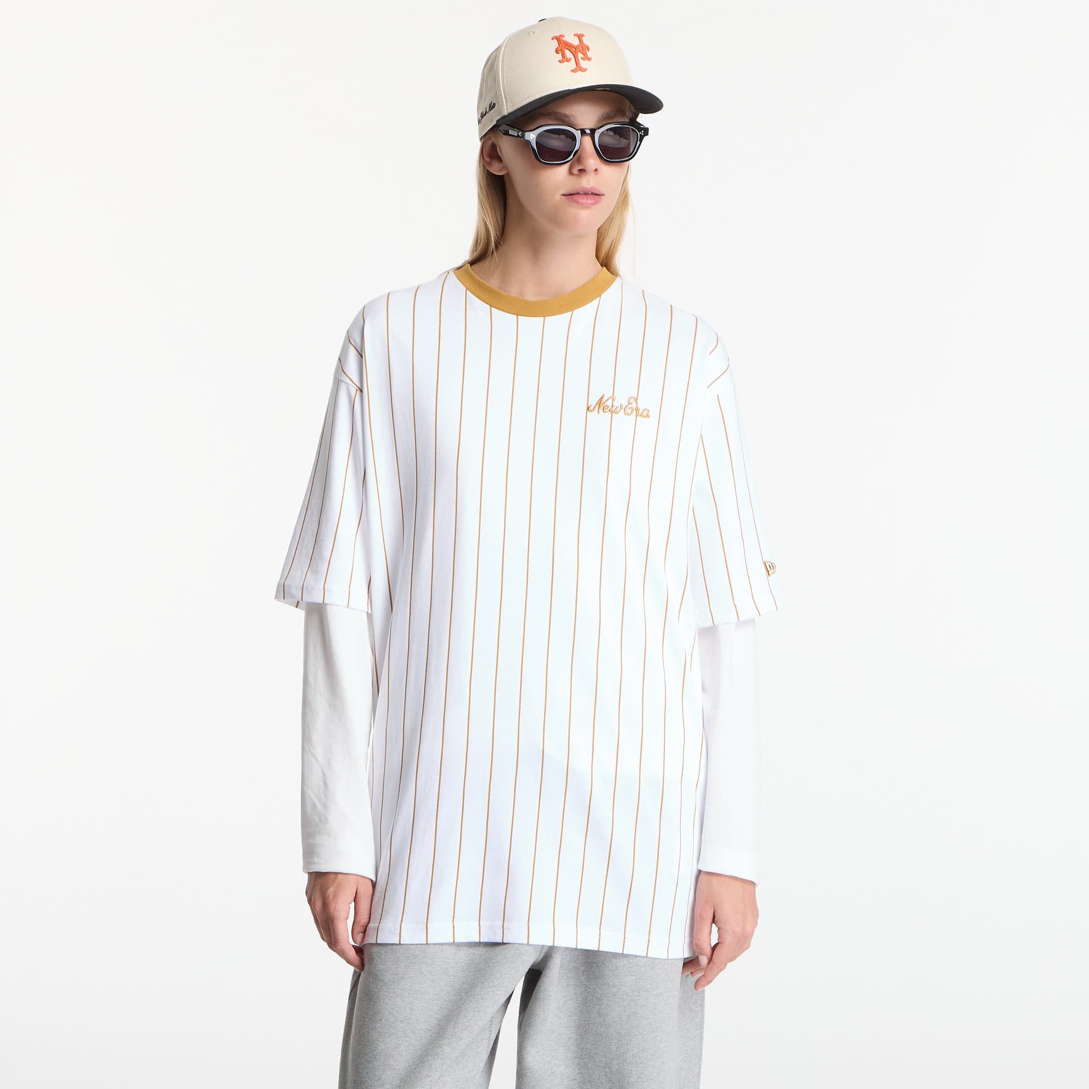 Maglietta Pinstripe OS Tee UNISEX / M - New Era - Modalova
