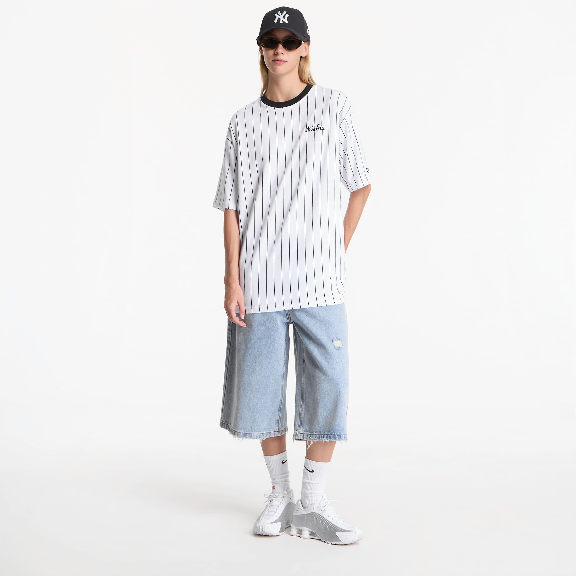 Maglietta Pinstripe OS Tee UNISEX / M - New Era - Modalova