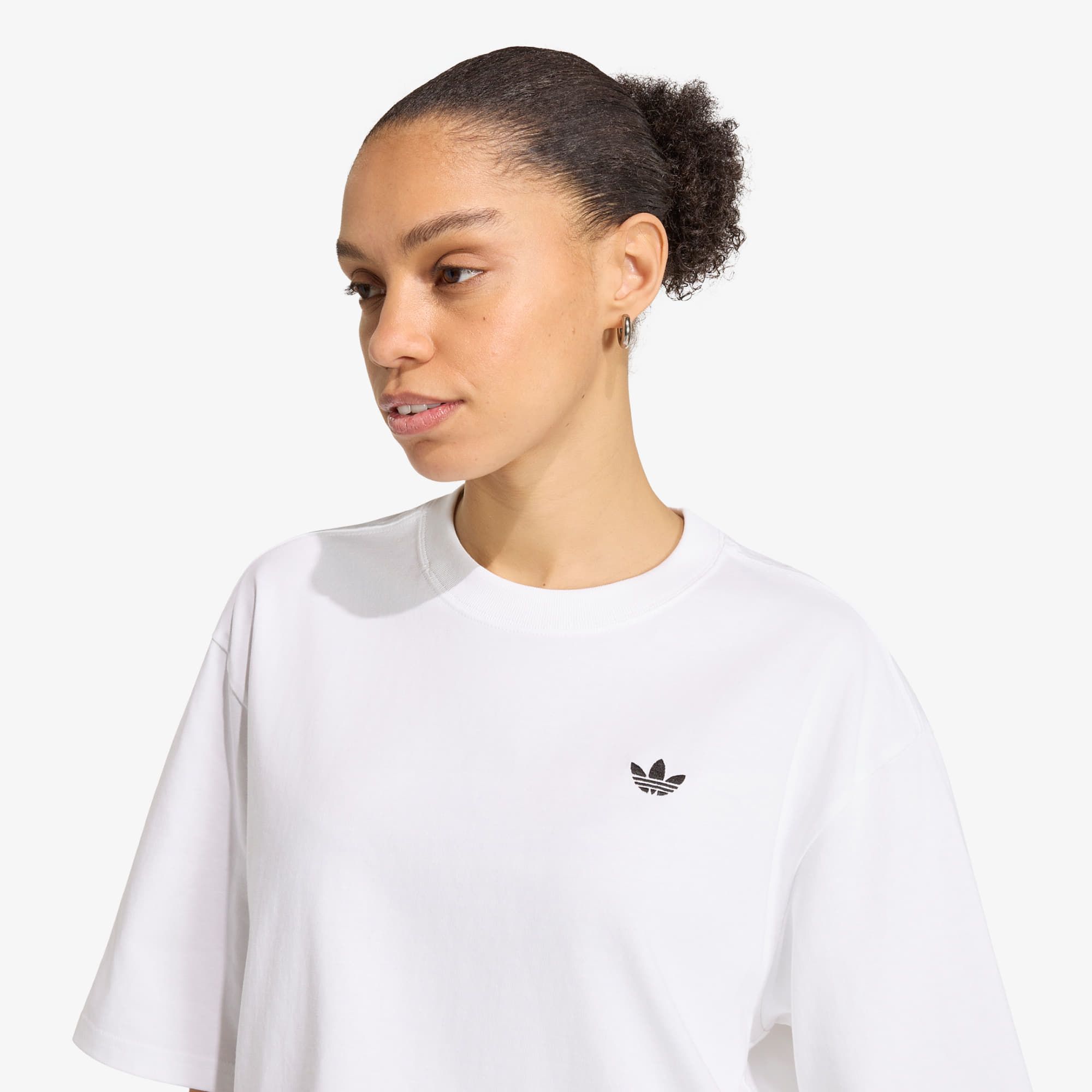 Maglietta adidas Essentials Crop T-shirt L - adidas Originals - Modalova
