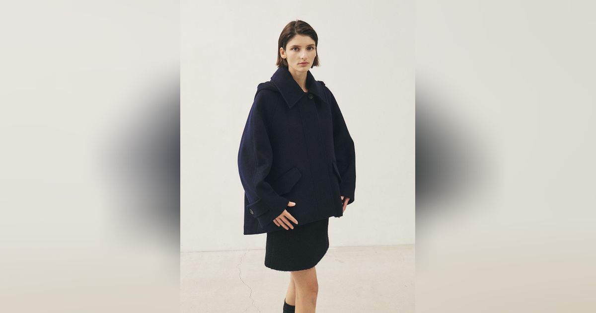 【THE MOZZ】Modern High Neck Handmade Coat MOHAN Coat | Modalova