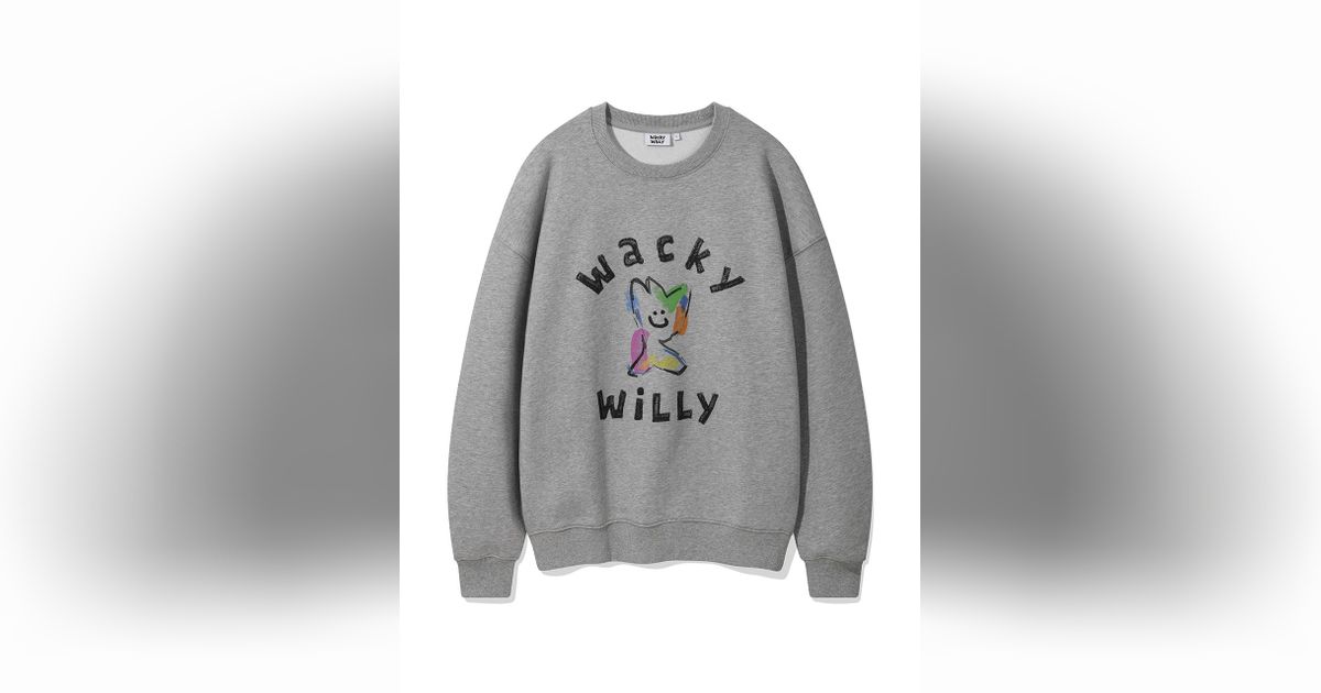 パーカー・フーディ [WACKYWILLY] Crack Graphic Semi-overfit Hoodie (2 COLOR) Wacky Willy Sweatshirt | Modalova