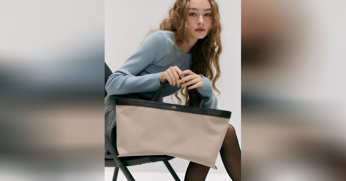 【DUNST】CRINKLED LEATHER TOTE BAG CREAM 9a17e26aDAKADA_20212_20_289_29