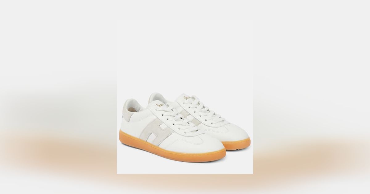 Hogan on sale white sneakers