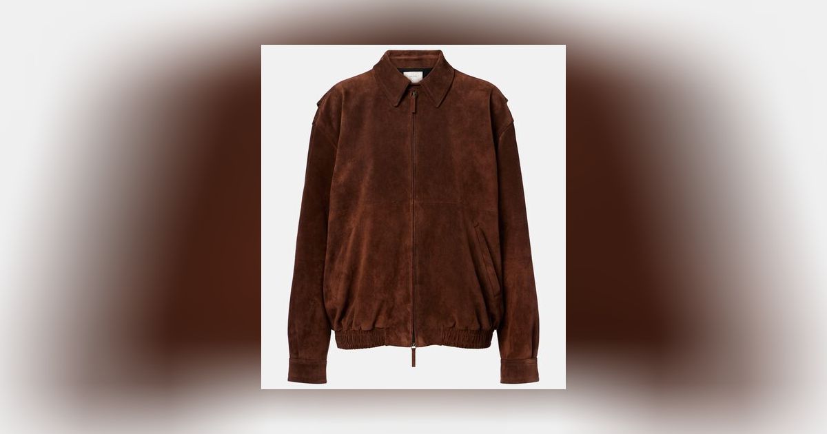The Row Roana suede bomber jacket | Modalova