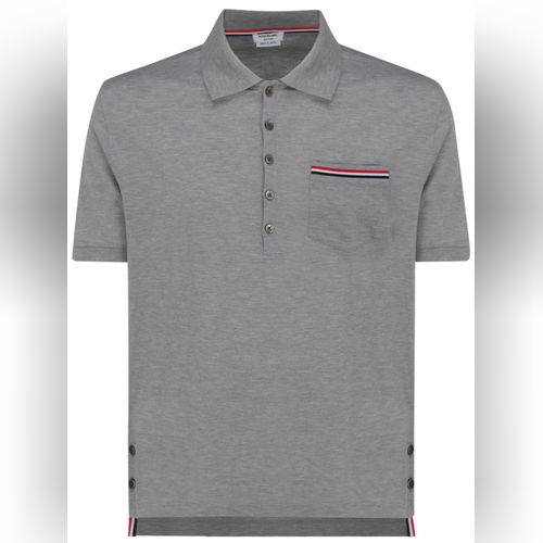 W*様 THOM BROWNE ホワイト ポロシャツ サイズ3 メンズ Tシャツ＆ポロシャツ | Thom Browne