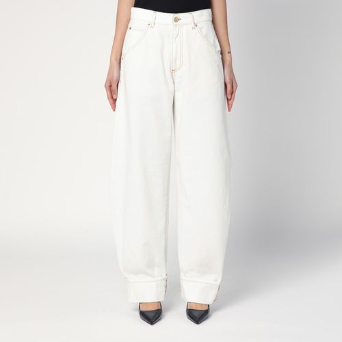 パンツ DARKPARK Women Straight Pants WTR58DWB01W008 W00801 WHITE Pleated Wide Leg Pants | White House Black Market