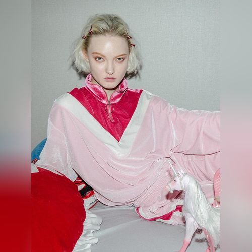 ★ SALE!! ★【CLUT STUDIO】strawberry mesh top clut studio