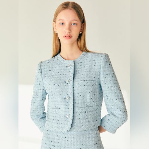 MONICA タキシードツイードドレス/BAU by Bride And You BAU by Bride And You for Women | Modalova