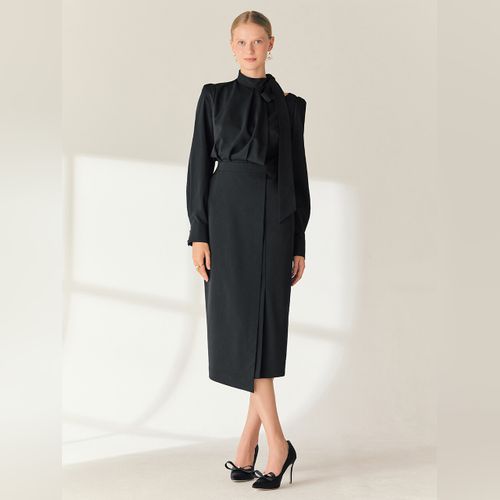 ★BAU by Bride And You★DELLA V-neck shirred shirt dress★ Plan your wedding with bride and you