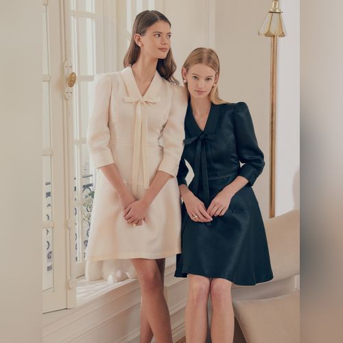KAYLA セミAライン ツイード ミニドレス/BAU by Bride And You BAU by Bride And You for Women | Modalova