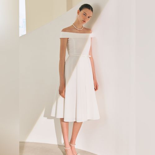[BAU by Bride And You] LILLE See-through Ribbon tie dress ☆ Plan your wedding with bride and you