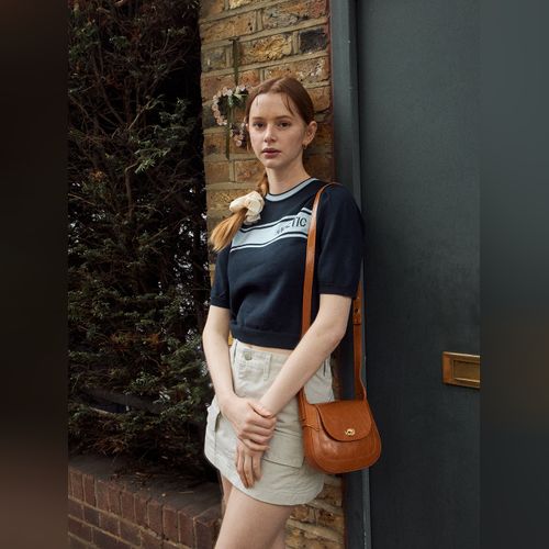★ANOETIC★ ANC CLASSIC MINI SHOULDER BAG_BROWN ANOETIC(アノエティック) ショルダーバッグ・ポシェット