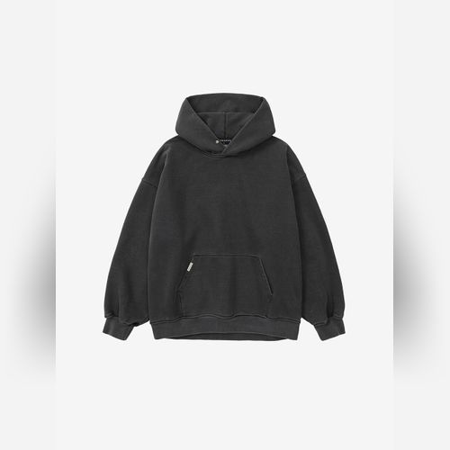 【D.PRIQUE】Washed Hoodie - Midnight WASHED HOODIE - DPRIQUE | 60% - Asian Fashion Online Store