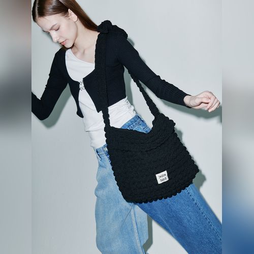 ☆JEDREFEB5☆ Slant Flap Bag Black Ivory Your search results for “bag” for the brand “JEDREFEB5