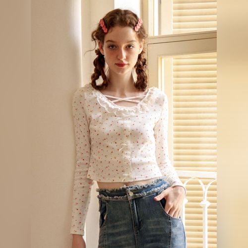 ☆人気☆【CEST】☆MOIDEW Floral mesh スクエアネックドレ.ス☆ Designer fashion, Seoul-fully created | W Concept