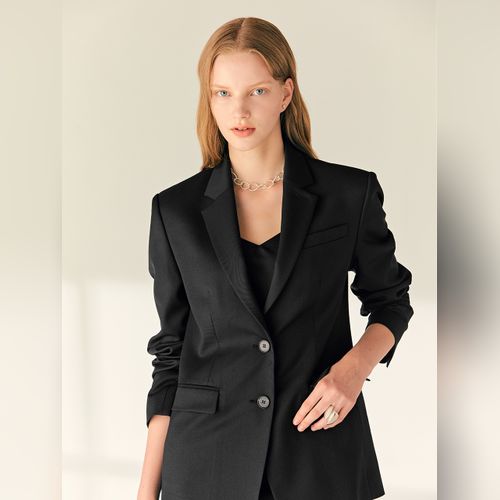 ★BAU by Bride And You★MYLAH Tailored collar wool jacket★ BAU by Bride And You］MYLAH Tailored collar wool jacket