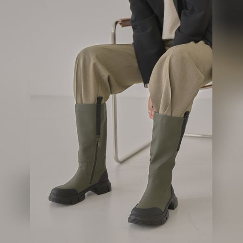FORMEL CAMELE[ポメルカメレ] Yubia Rain Boots 01 Beige 5cm FORMEL CAMELE Boots | Modalova