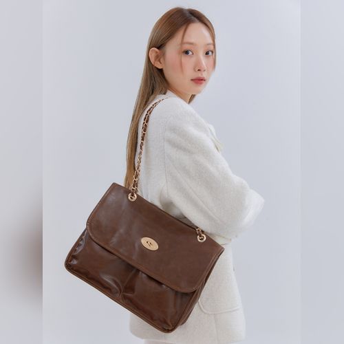 ★ANOETIC★ ANC CLASSIC MINI SHOULDER BAG_BROWN ANOETIC(アノエティック) ショルダーバッグ・ポシェット