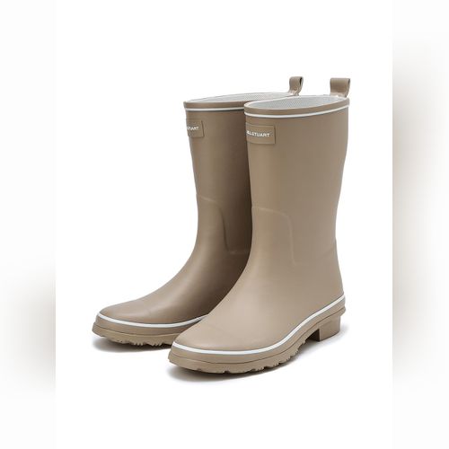 [JILLSTUART]★LINE COLOR MATCHING RAIN BOOTS Time and Tru Women's Colorblocked Rain Boots with Buckle