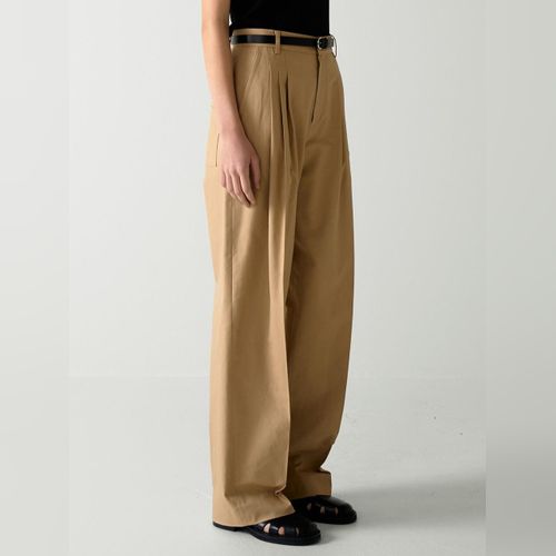FACADE PATTERN ♥ Summer Wool Wide Bermuda Pants FACADE PATTERN Pants | Modalova