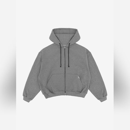 【D.PRIQUE】Oversized Full Zip Hoodie - Oat Oversized Full Zip Hoodie - Oat / DPRIQUE