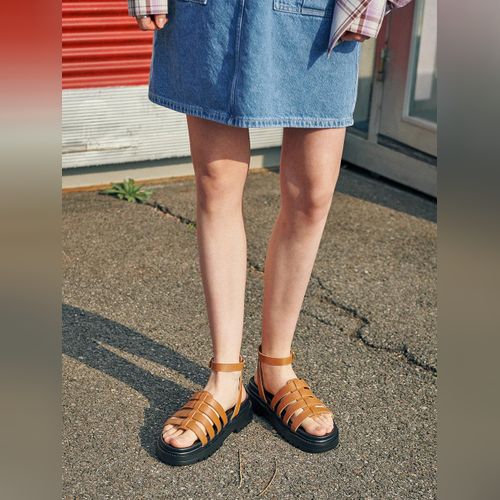 サンダル・ミュール ^MACMOC^ 3Color Chunky Daily Strap Sandals 6Cm Triple MAC MOC Sandals | Modalova