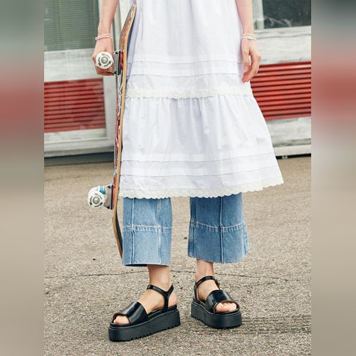 ★MAC MOC★ 3Color Chunky Daily Strap Sandals 6Cm Mac Moc • Millie Style Store
