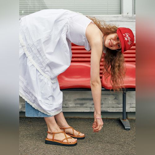 サンダル・ミュール ^MACMOC^ 2Color Trendy Strap Sandals 55Cm Avecque MAC MOC Sandals | Modalova