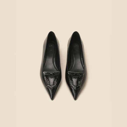 SUECOMMA BONNIE Black Ballet Flats for Women | Modalova