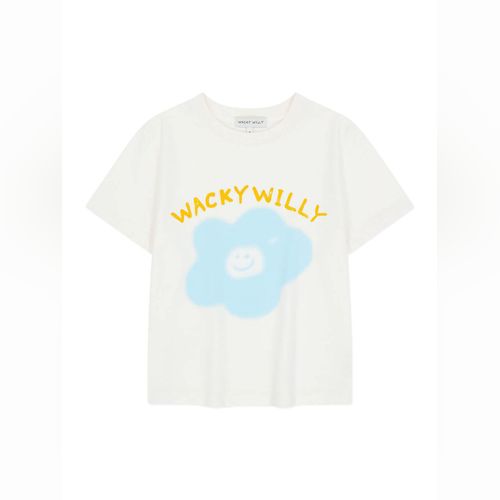 Tシャツ・カットソー WACKY WILLY Women's Lily Graphic Short Sleeve Knit WACKY WILLY Women's Lily Graphic Short-Sleeve Knit