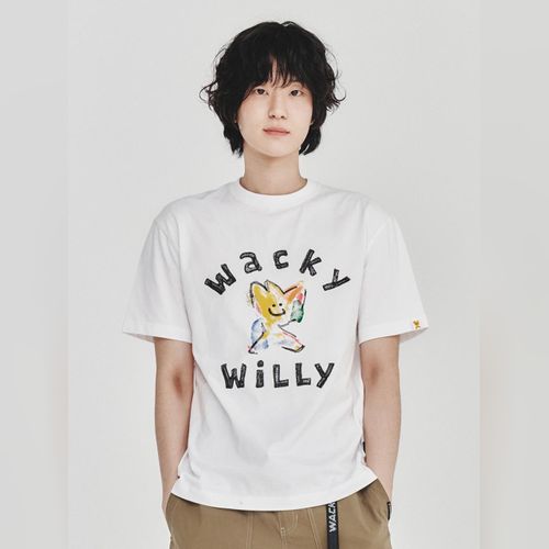 【WACKY WILLY】Sketch graphic short sleeve t-shirt R6499 WhatitisNt Wacky Willy logo Short Sleeve 2 PACK – Dot & Line
