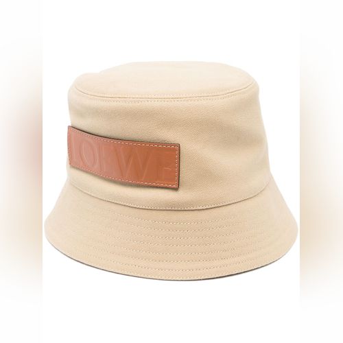 Loewe Fisherman Hat in Canvas Sand 57