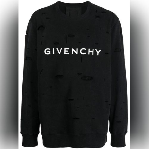 Givenchy blurred logo on sale sweatshirt