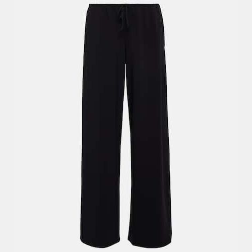 【The Row】 Antone high-riseリネンワイドレッグパンツ the-row-antone-high-rise-linen