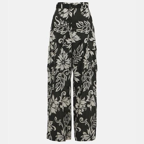 パンツ sacai FW24 Embroidered wool wide-leg pant (2407415 001) Sacai Pants for Women | Online Sale up to 72% off | Lyst