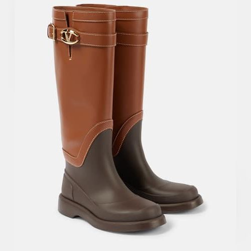 Valentino Garavani Heritage Calfskin 60MM Boots | Saks Fifth