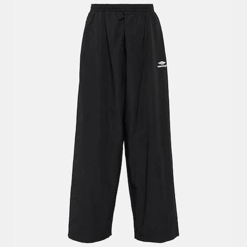 balenciaga black wide slacks ツータックバレンシアガ