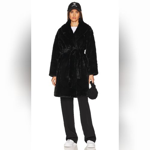 Apparis faux fur coat discount