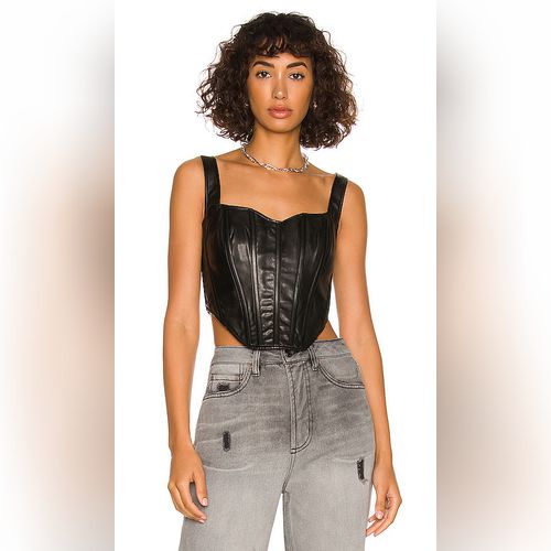 Bardot Ambiance Bustier Top in Black