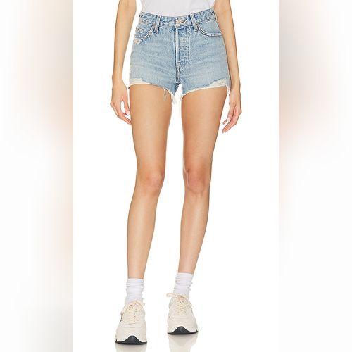 Size 23 denim shorts online