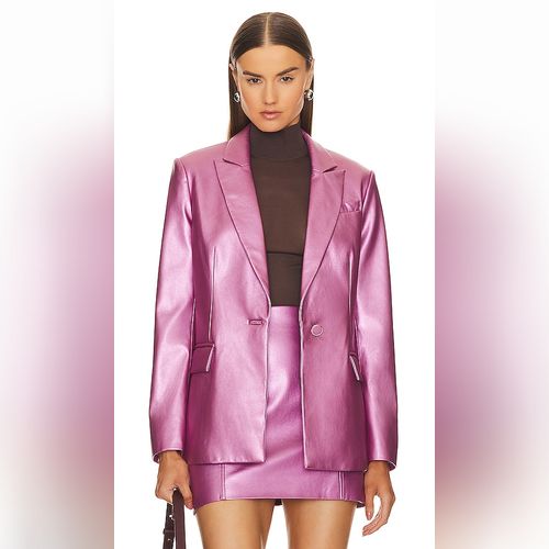 Milly satin deals blazer dress