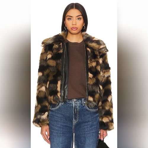 Steve madden fur coat best sale