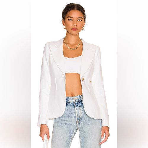 Smythe wrap clearance blazer white